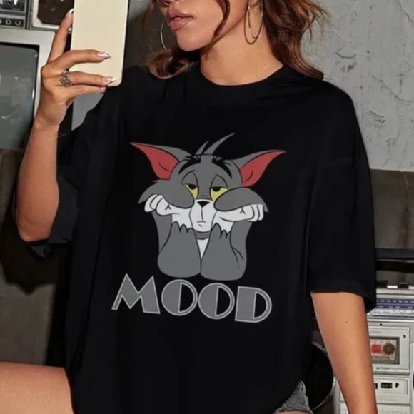 Other - Women’s oversized Black Graphic T-Shirt